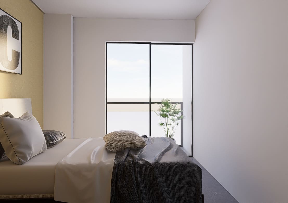 Apartamento en obra gris